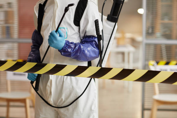 Professional Biohazard Cleanup technician working in Hudson, NH